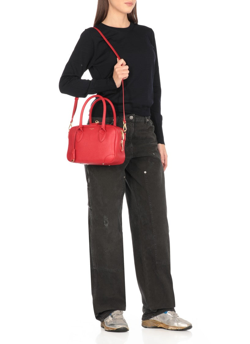 Golden Goose Structured Leather Vita Bag With Interlocking Fastening