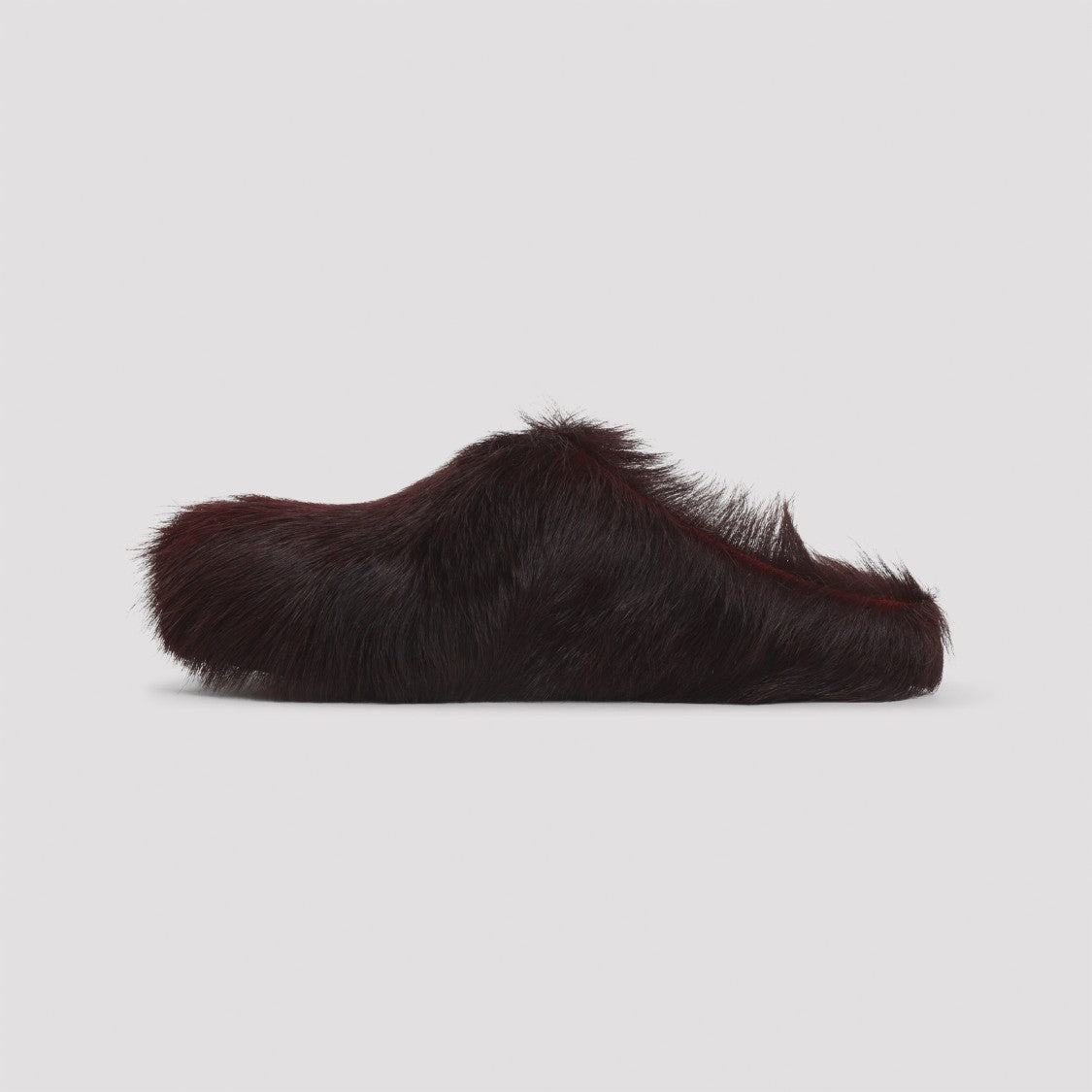 Marni Wild Cherry Calf Hair Mules