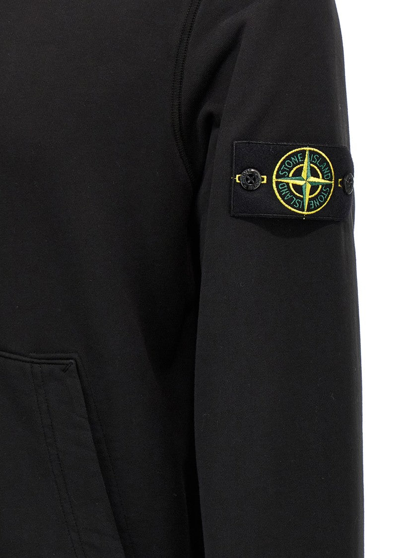 Stone Island Logo Badge Hoodie