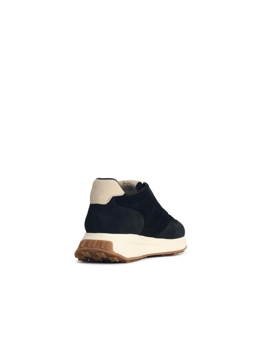 Hogan ' H641' Black Leather Sneakers