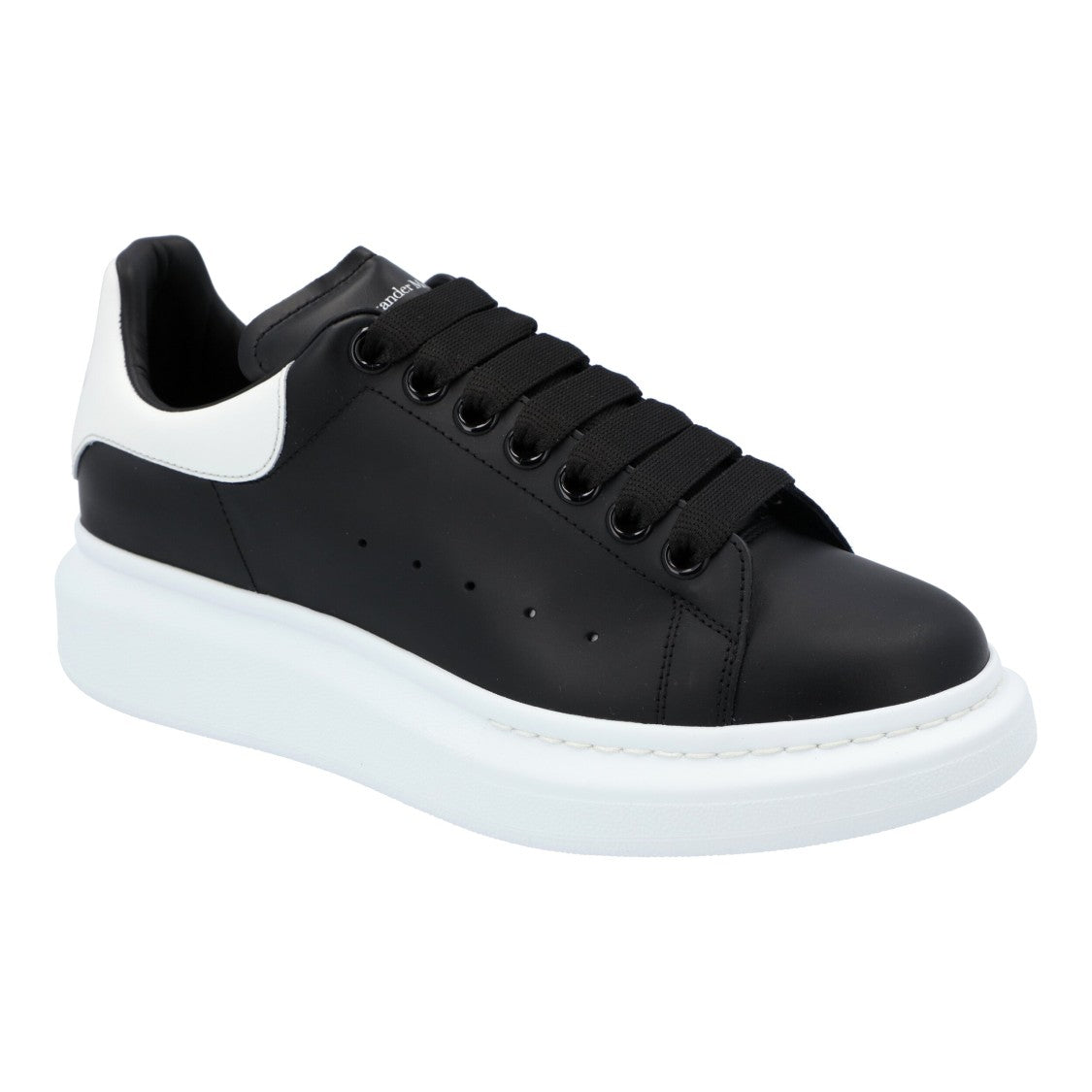 Alexander Mcqueen Oversized Sneaker 'Larry' In Black/White