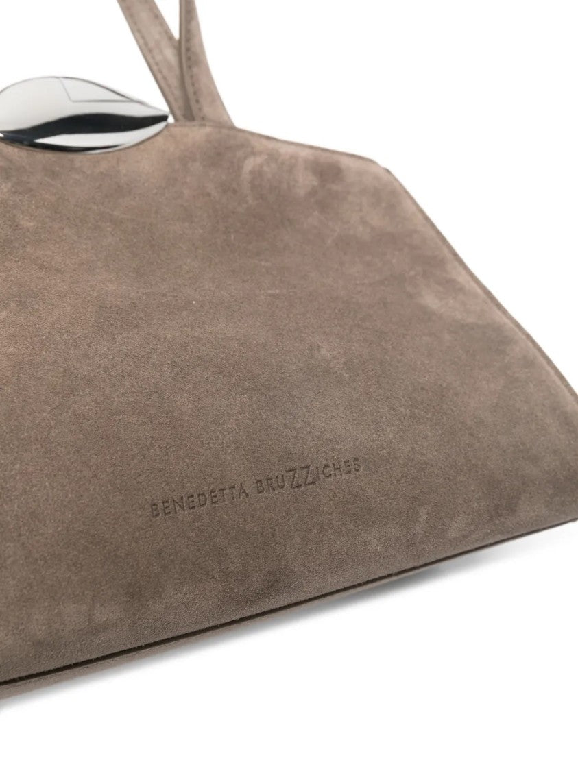 Benedetta Bruzziches Structured Handbag With Detachable Shoulder Strap