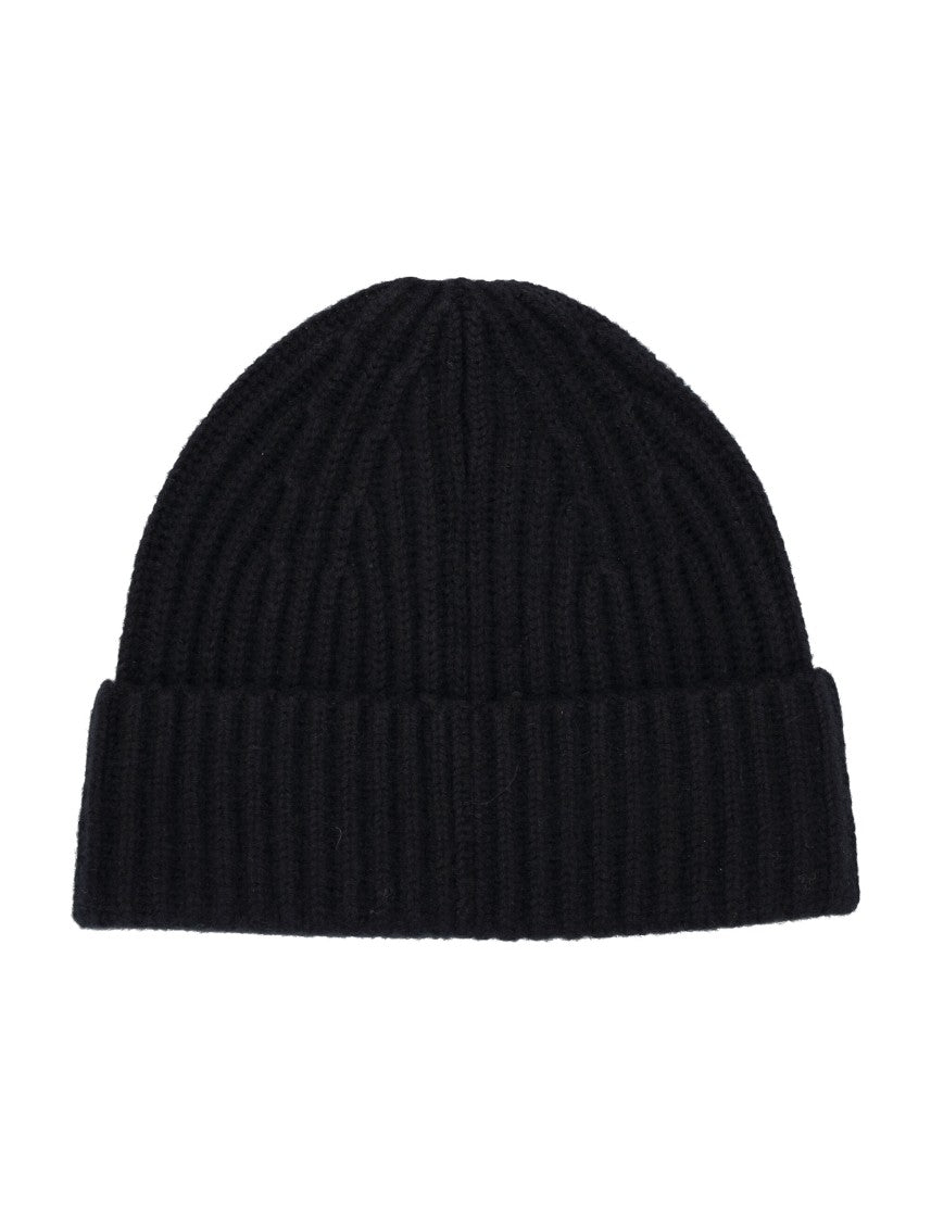 Lisa Yang Minimalist Ribbed Cashmere Beanie