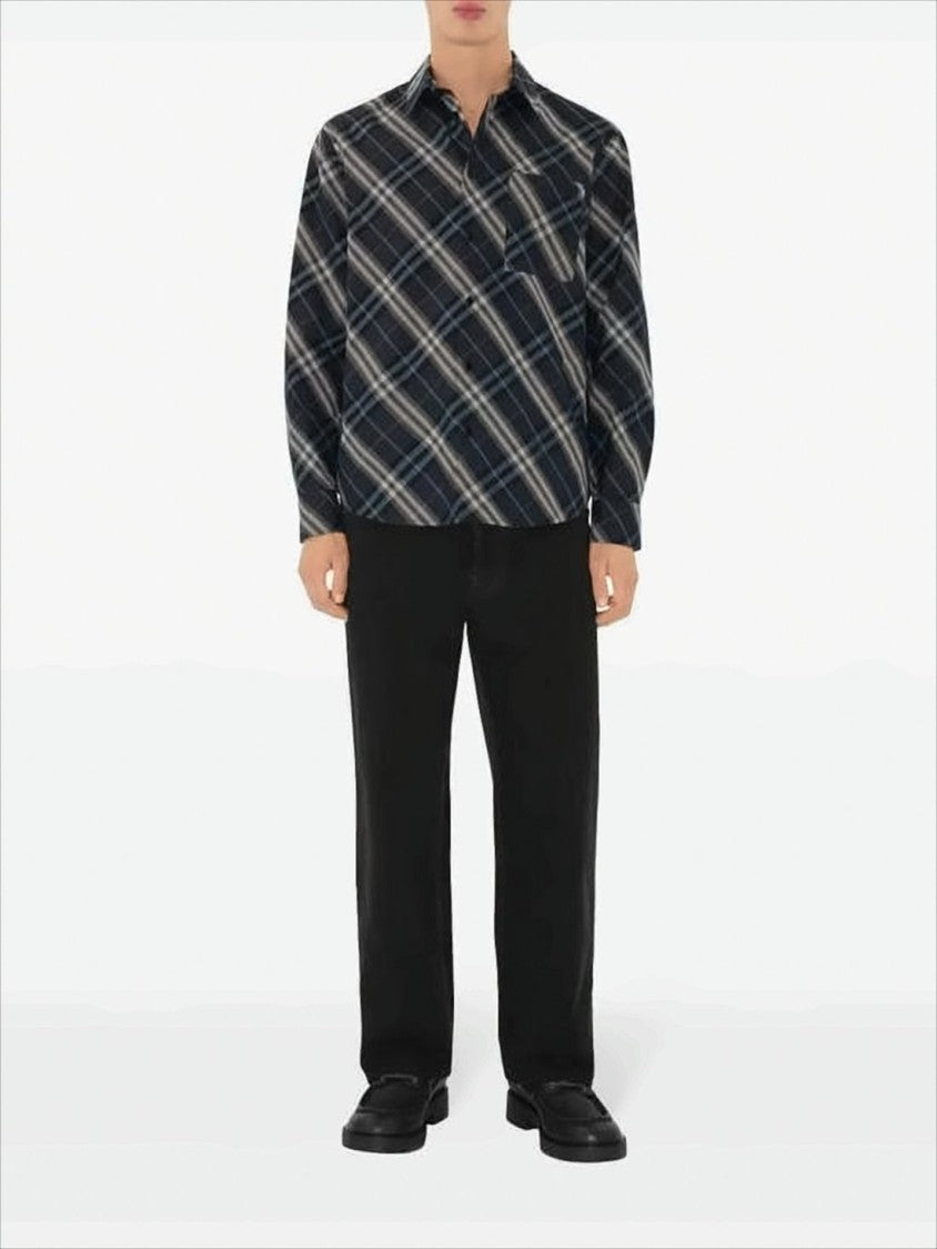 Burberry Long-Sleeve Plaid Shirt