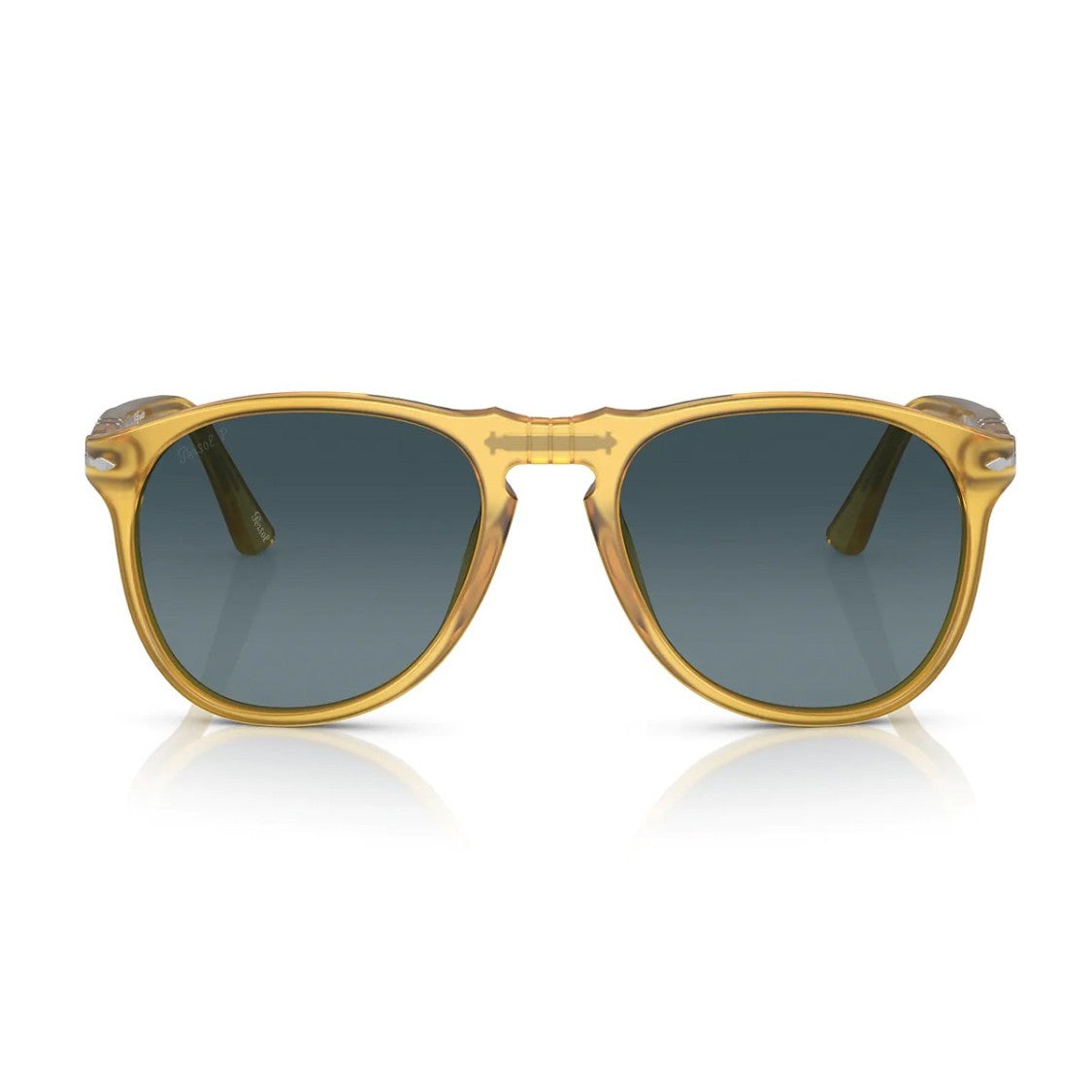 Persol Beige Po9649s Celluloid Pilot Sunglasses