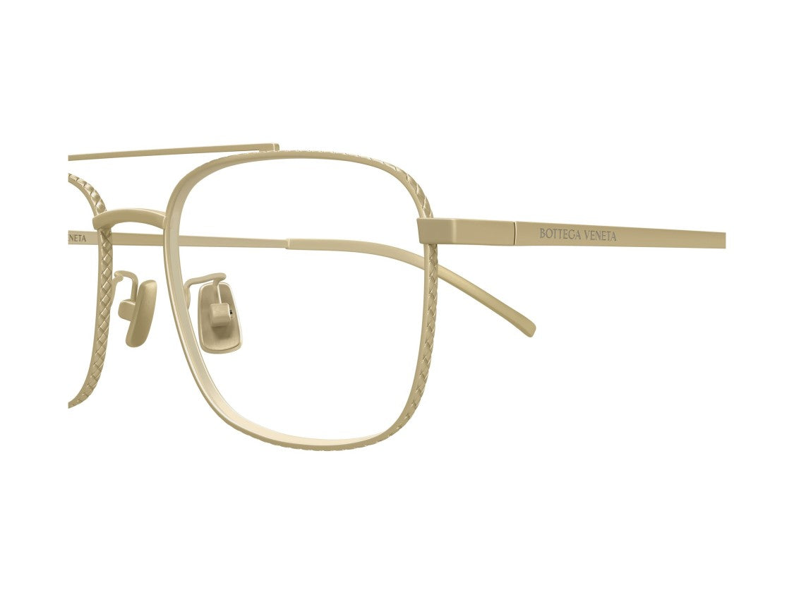 Bottega Veneta Bv1425oa Square Titanium Double Bridge Sunglasses