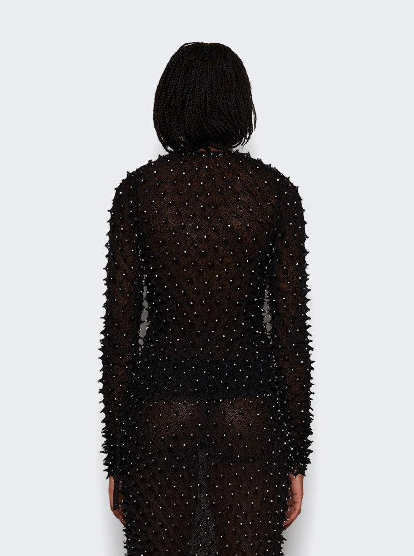 Christopher Esber Shibori Crystal Open Twist Top