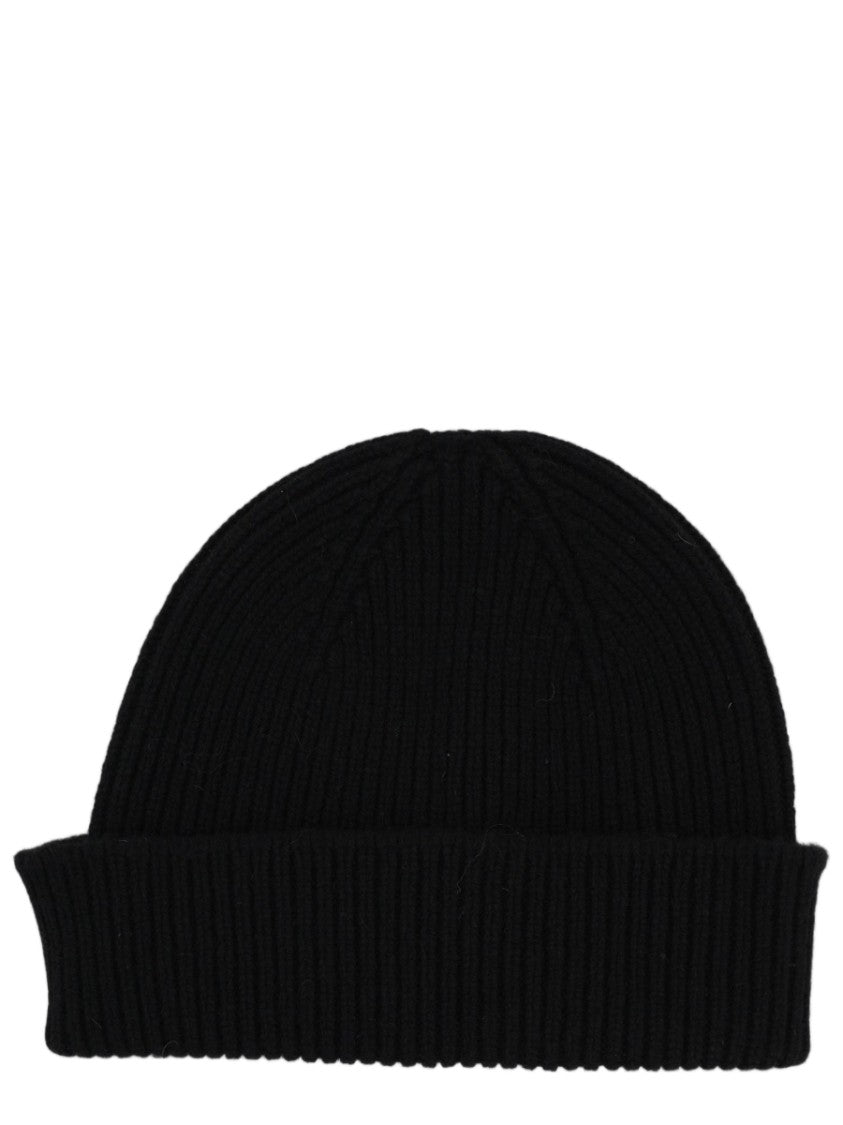 Paul Smith Black Cashmere-Merino Blend Hat