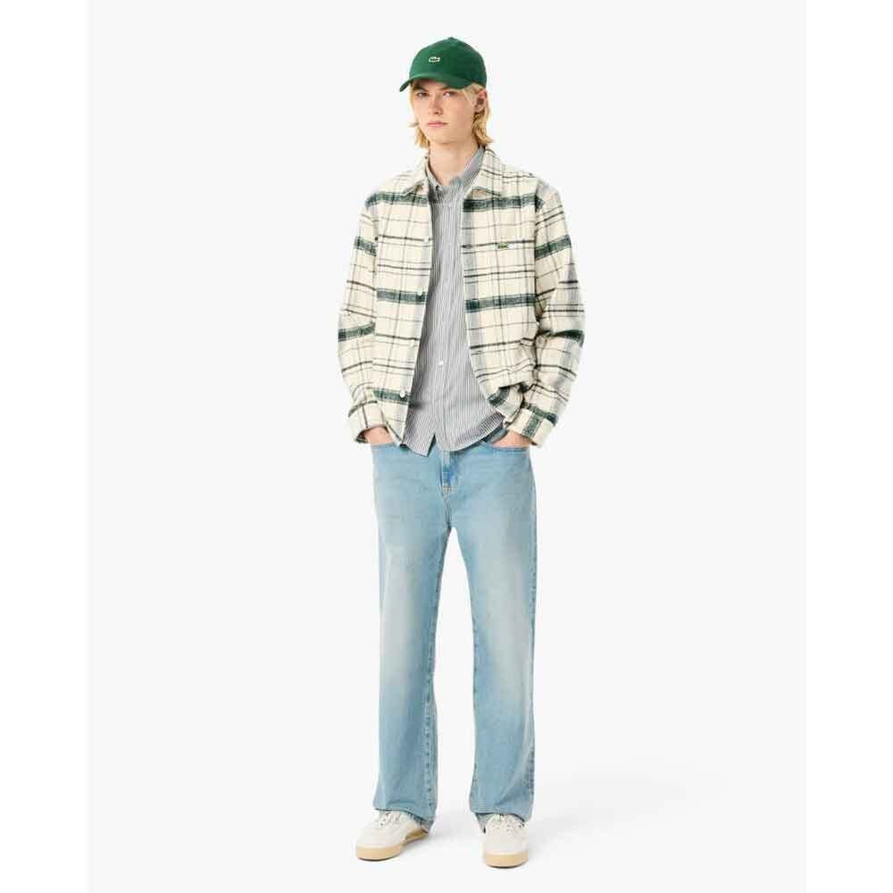 Lacoste Tailored Fit Button-Down Men's Shirt With Crisp Collar