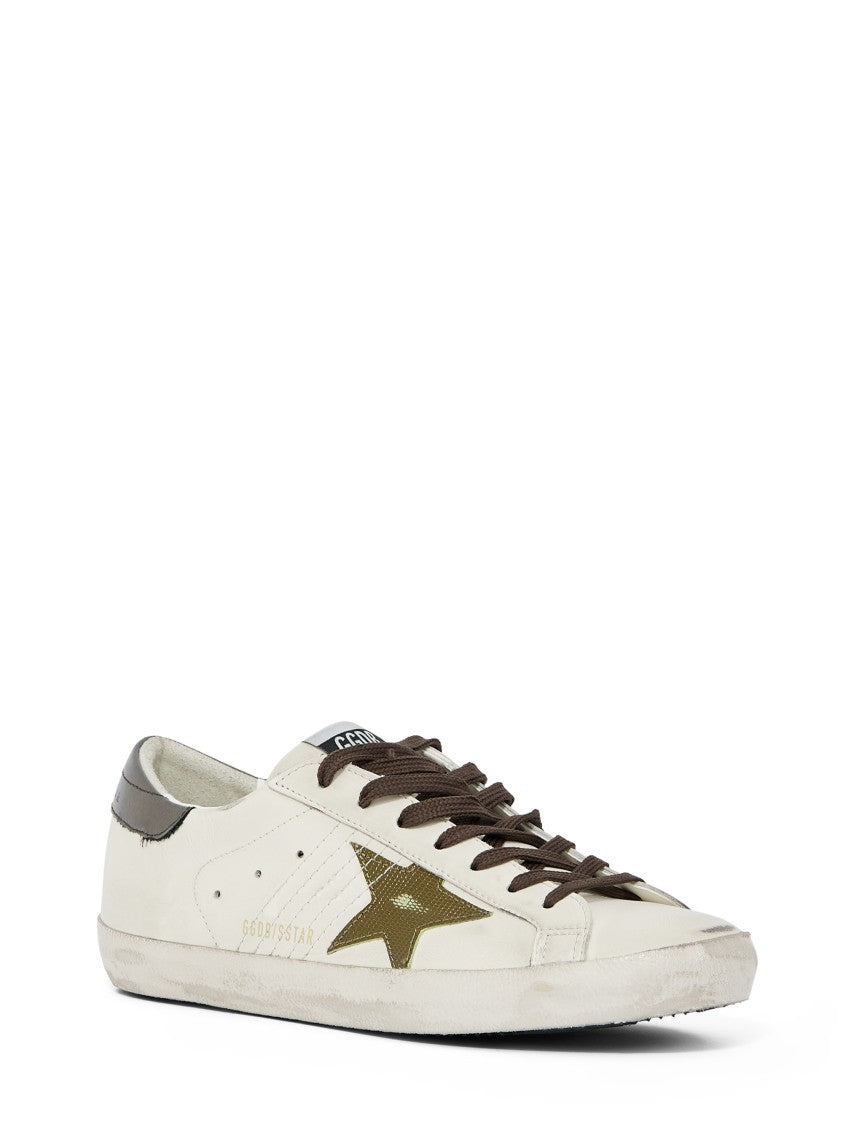 Golden Goose Cocco Print Leather Sneakers