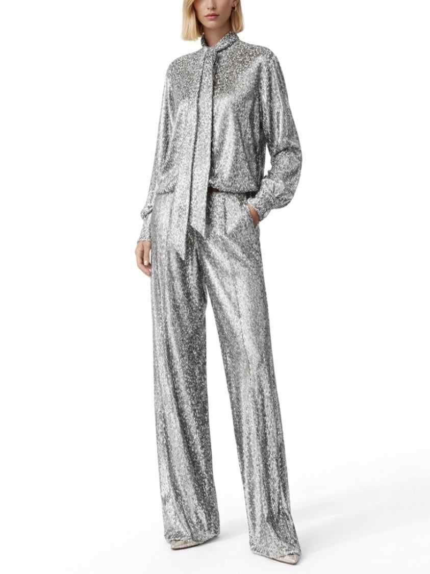 Stella Mccartney Fil Coupe Shimmering Pants