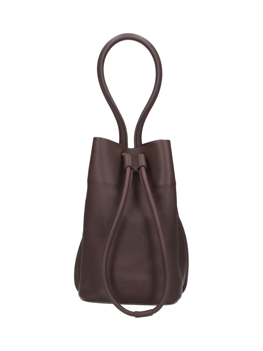 Uma Wang Brown Small Sac Lambskin Bucket Bag