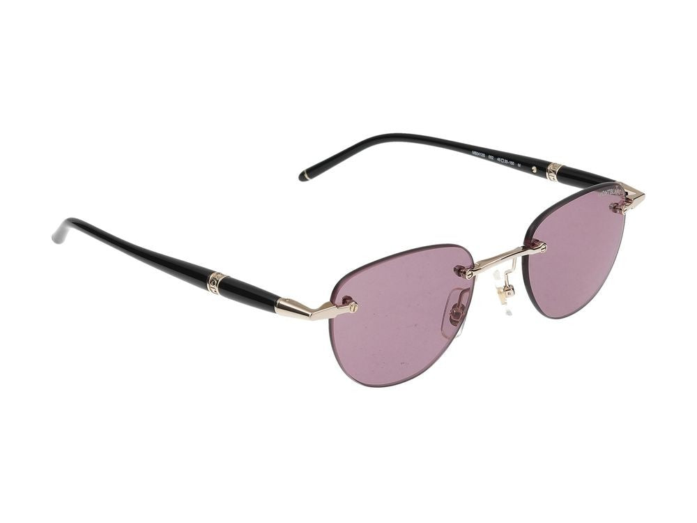 Montblanc Sunglasses Montblanc Mb0412s 002 Gold Black Violet 48/20/150