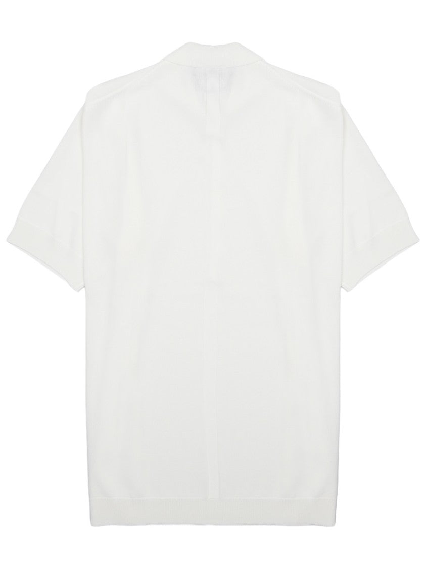 Low Brand Minimalist Short-Sleeved Polo Shirt With Buttoned Placket