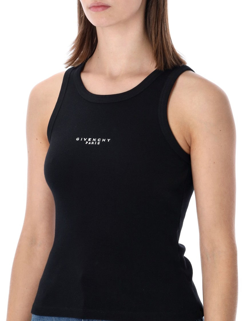 Givenchy Slim-Fit Minimalist Tank Top With Vintage Graphic Design