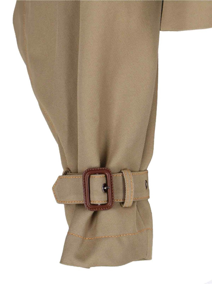 Vivienne Westwood Cut Off Graziano Trench' Cropped Jacket – Brown