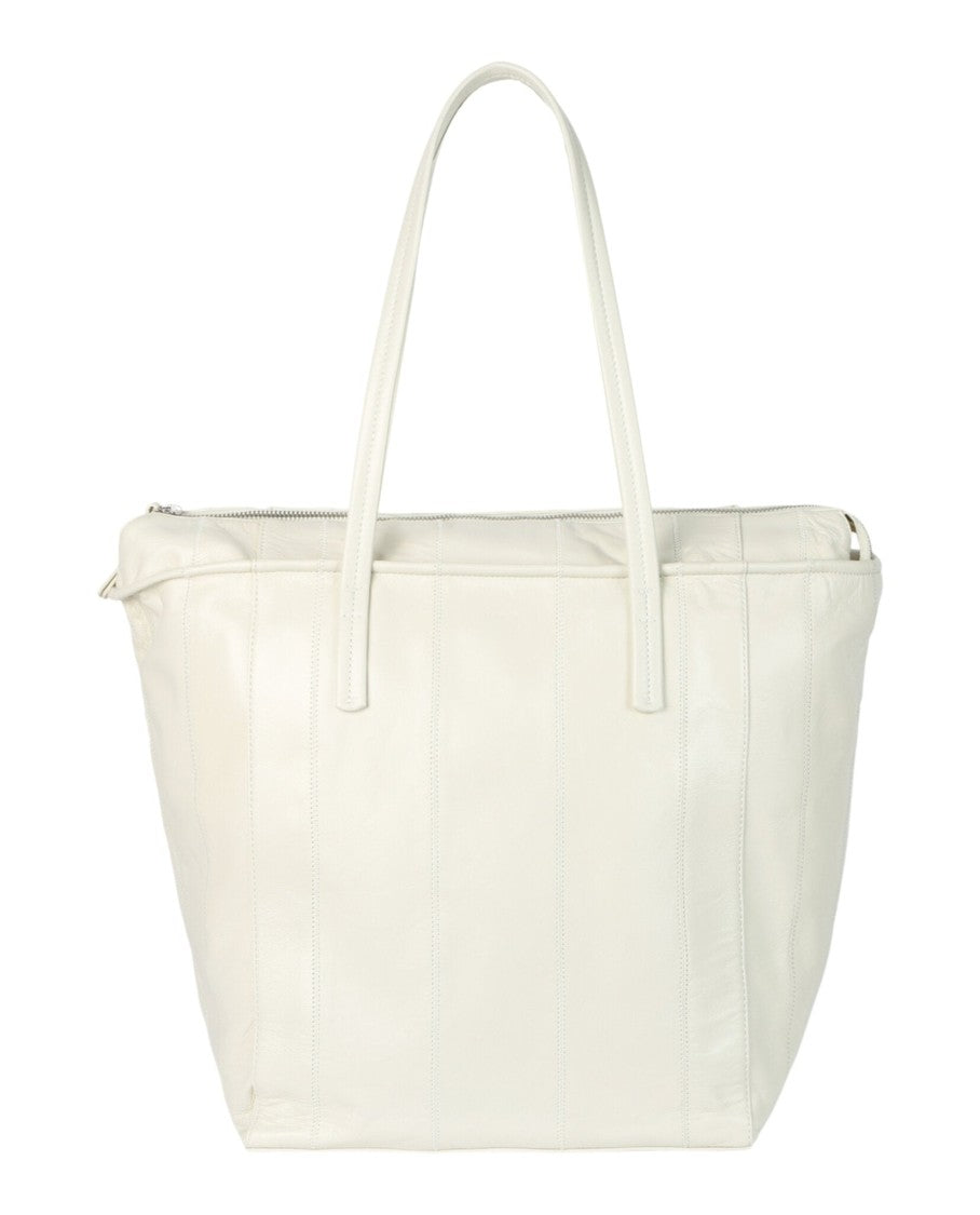 By Far Solid Leather Tote