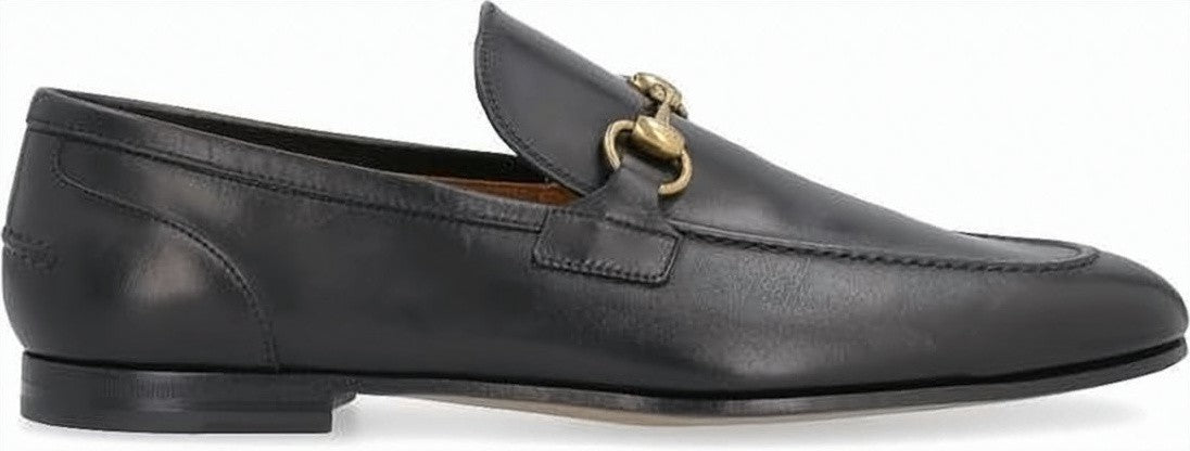 Gucci Classic Black Calf Leather Loafers