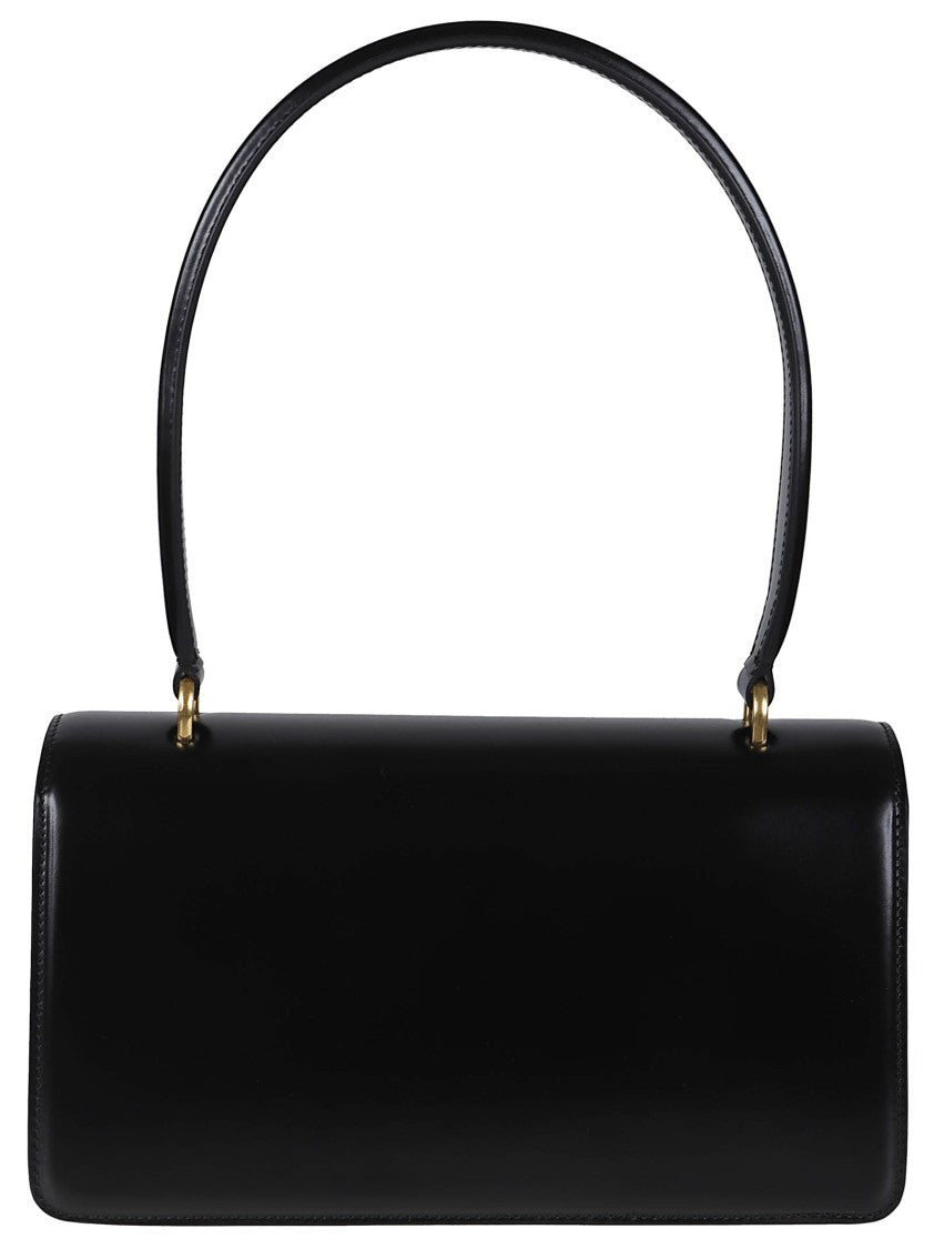 Valentino Garavani Polished Calfskin Top-Handle Vain Bag