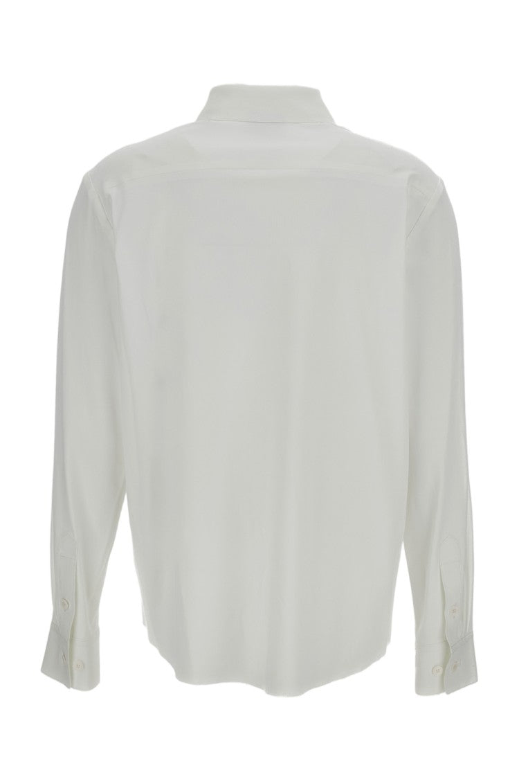 Irie' White Ruffled Long-Sleeve Casual Shirt