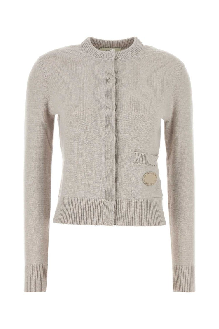 Fendi Cappuccino Cashmere Cardigan