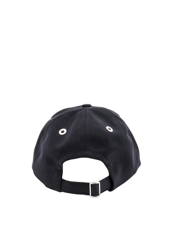 Ami Paris Black Cotton Baseball Cap