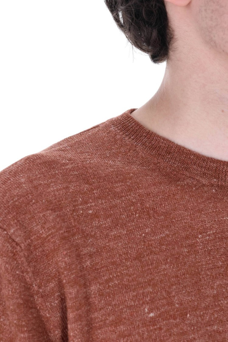 Roberto Collina Linen-Cotton Melange Casual T-Shirt