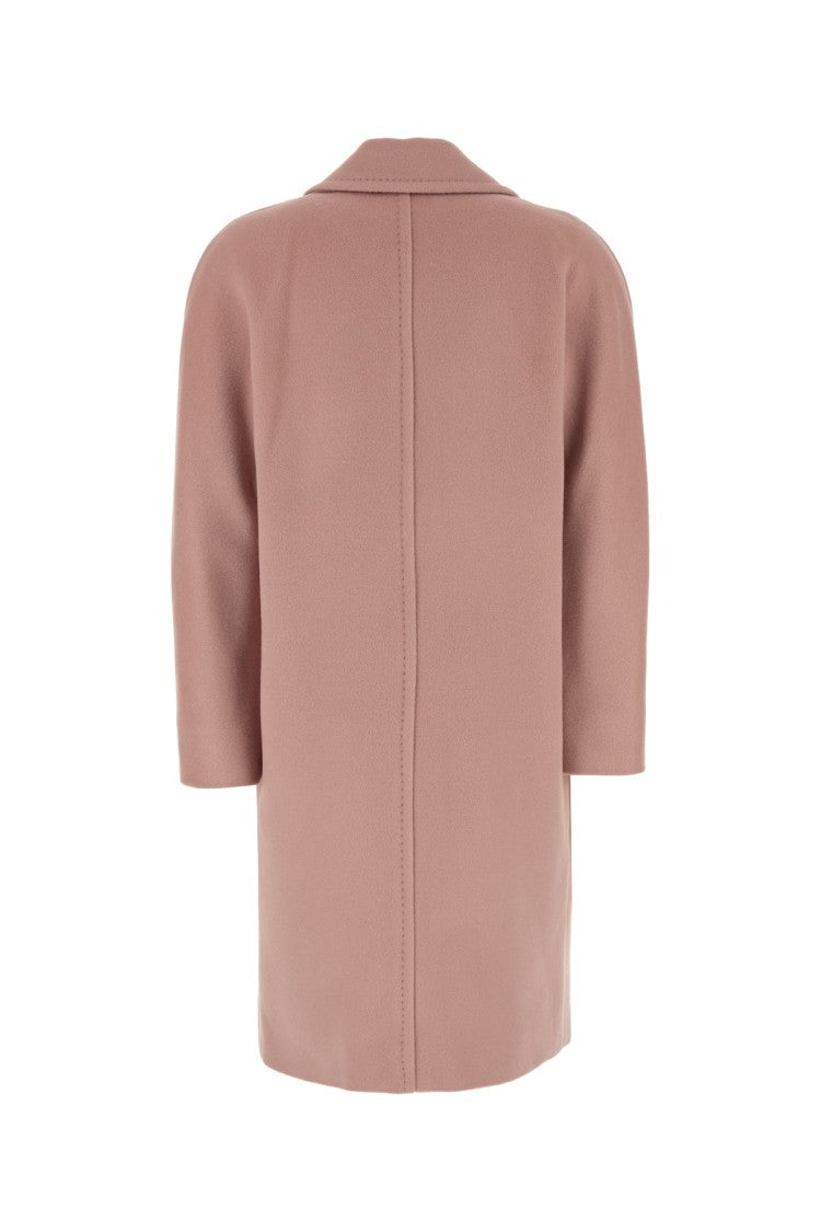 Mm Studio Double-Breasted Virgin Wool Coat