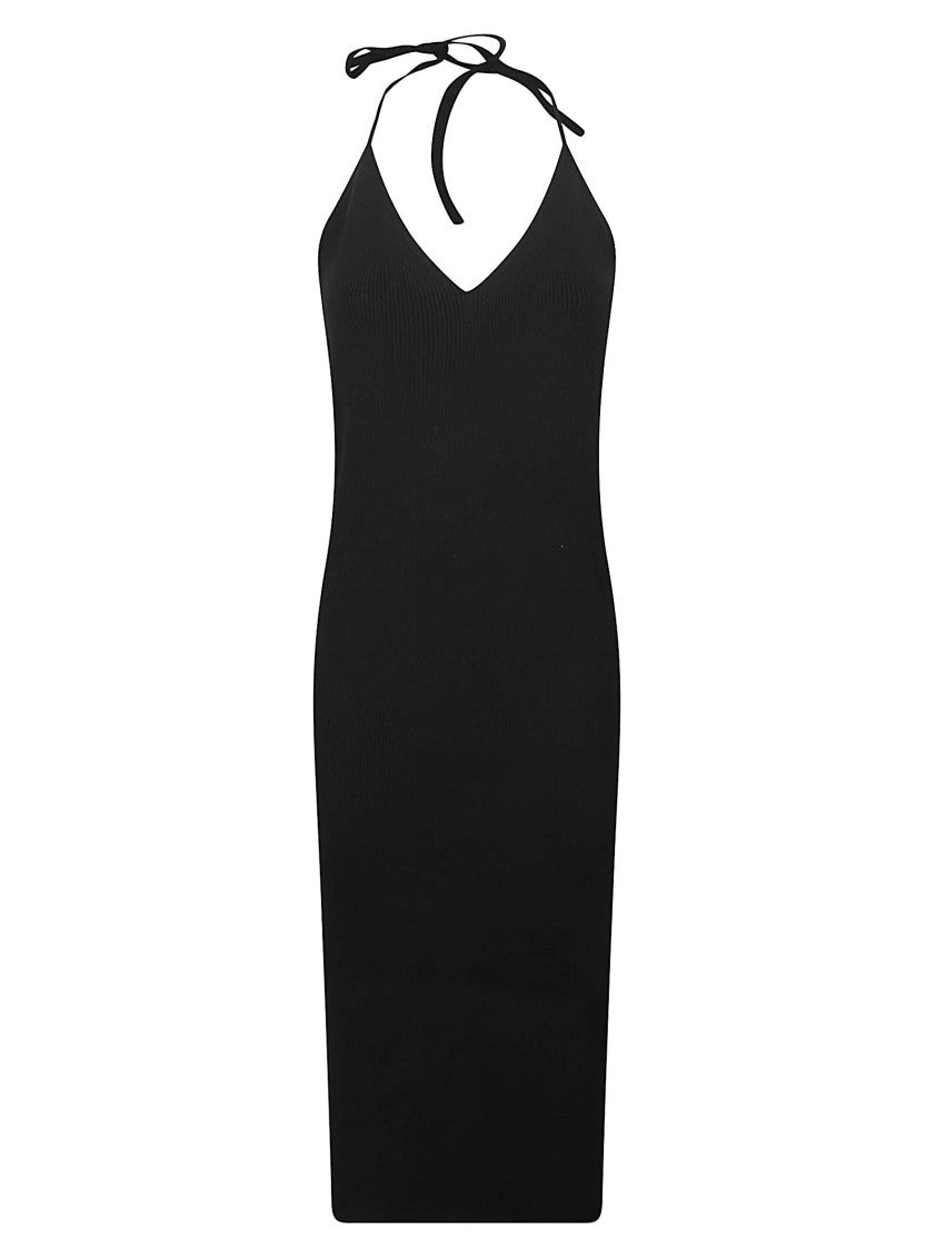 jil sander knit dress Under-Layer in Black in size M for Women FIT About 44 from Color:As Picture Navy Black tie garden party black feather dress