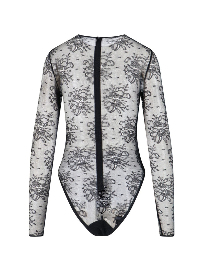 Dolce & Gabbana Lace Bodysuit – Black