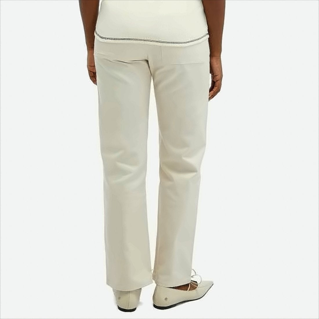 Baserange Straight-Leg High-Waist Organic Cotton Baserange Pants