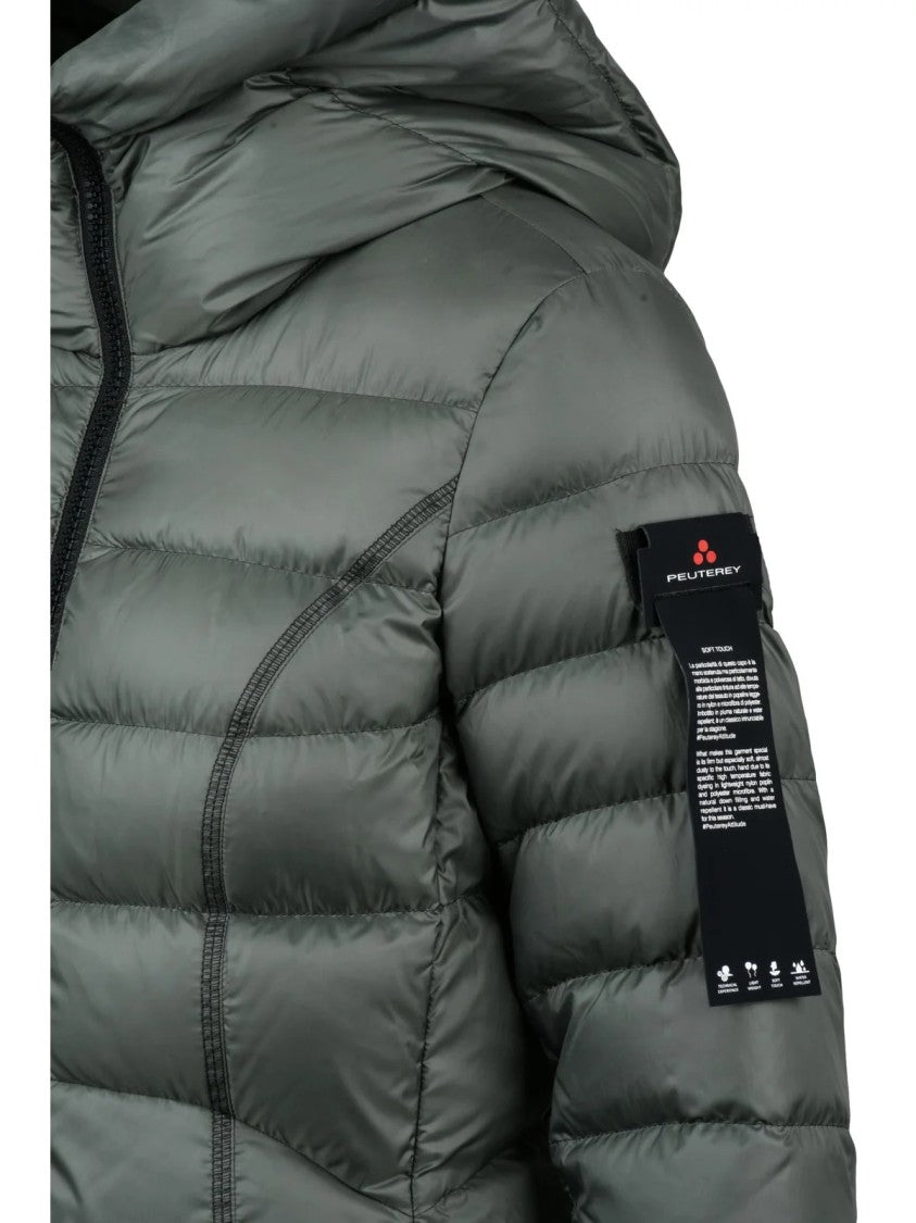 Peuterey Mint Green Esdra Quilted Down Jacket