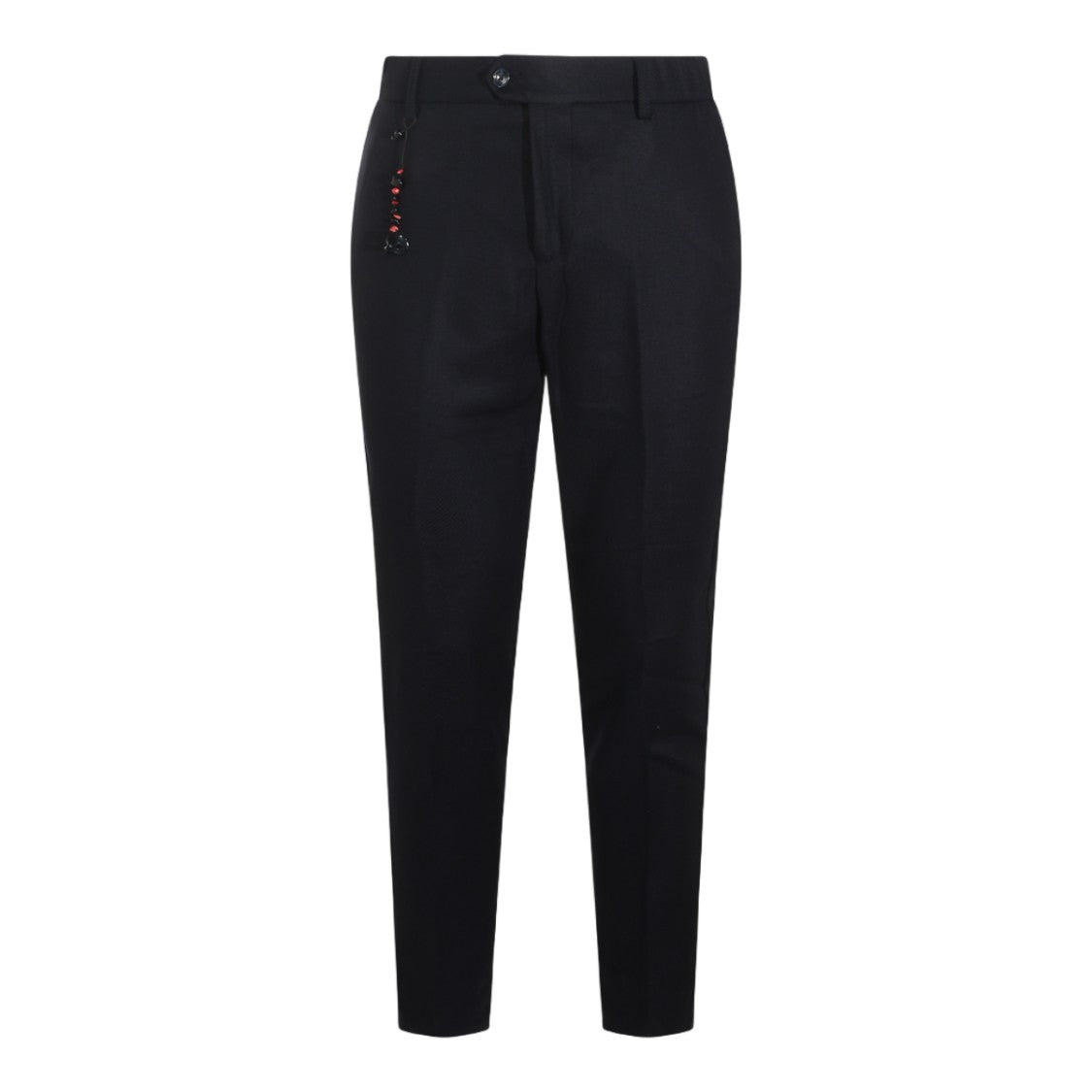Marco Pescarolo Textured Tailored Slim Formal Pants