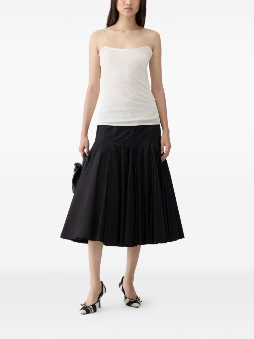 Jacquemus Off-White Fine Knit Square Neck Top