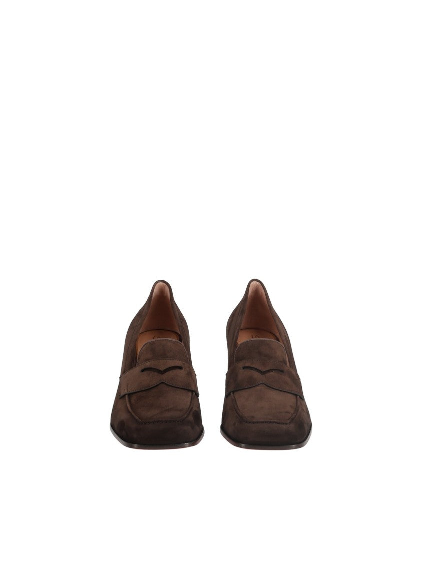 Santoni Black Carla Pumps