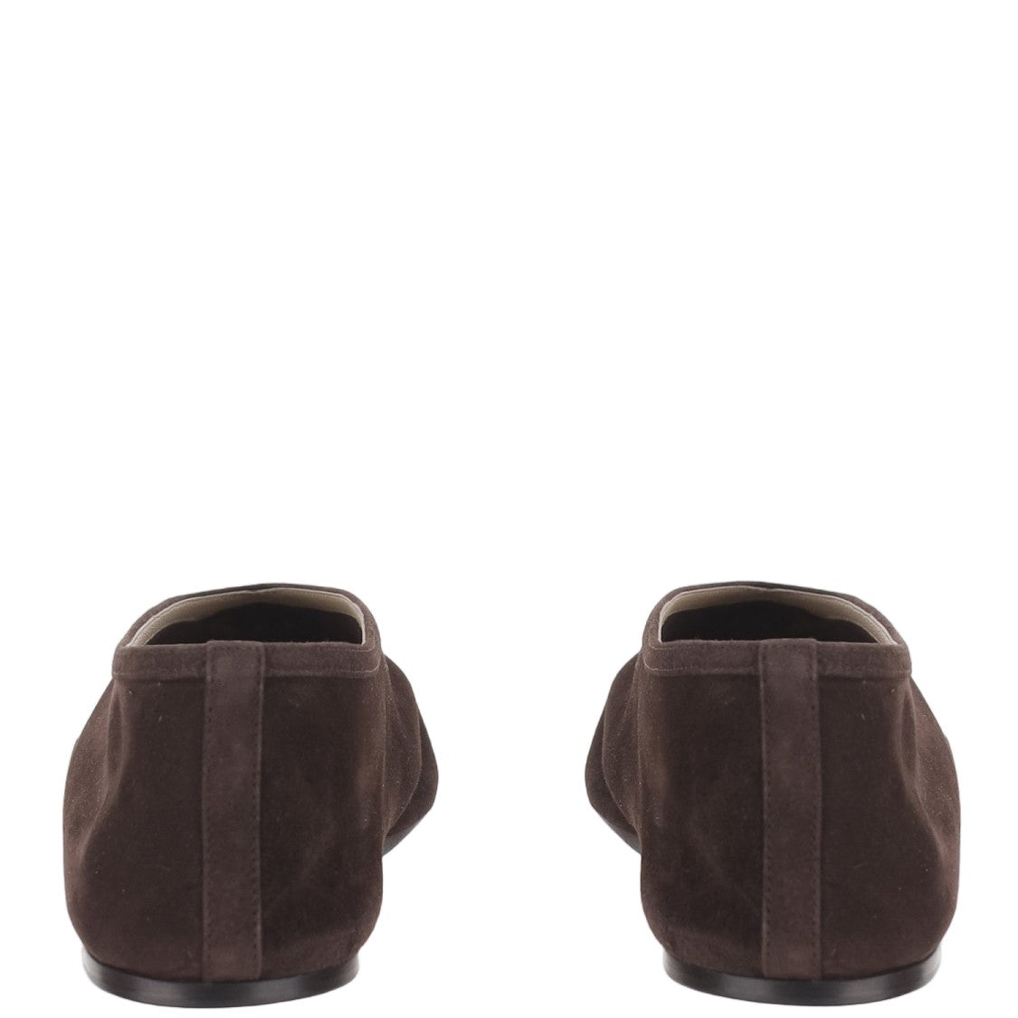 Le Monde Béryl Suede Flat Shoes With Tapered Toe And Rubber Sole
