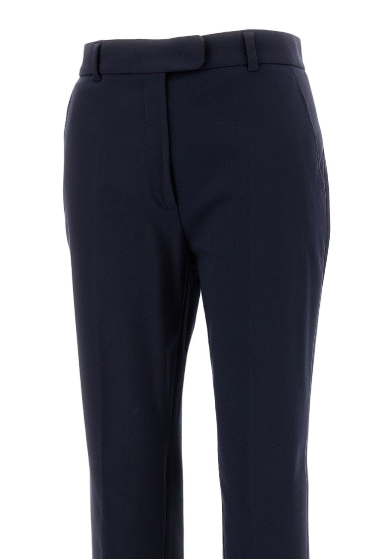 Max Mara Ankle-Length Slim Fit Trousers In Viscose Jersey