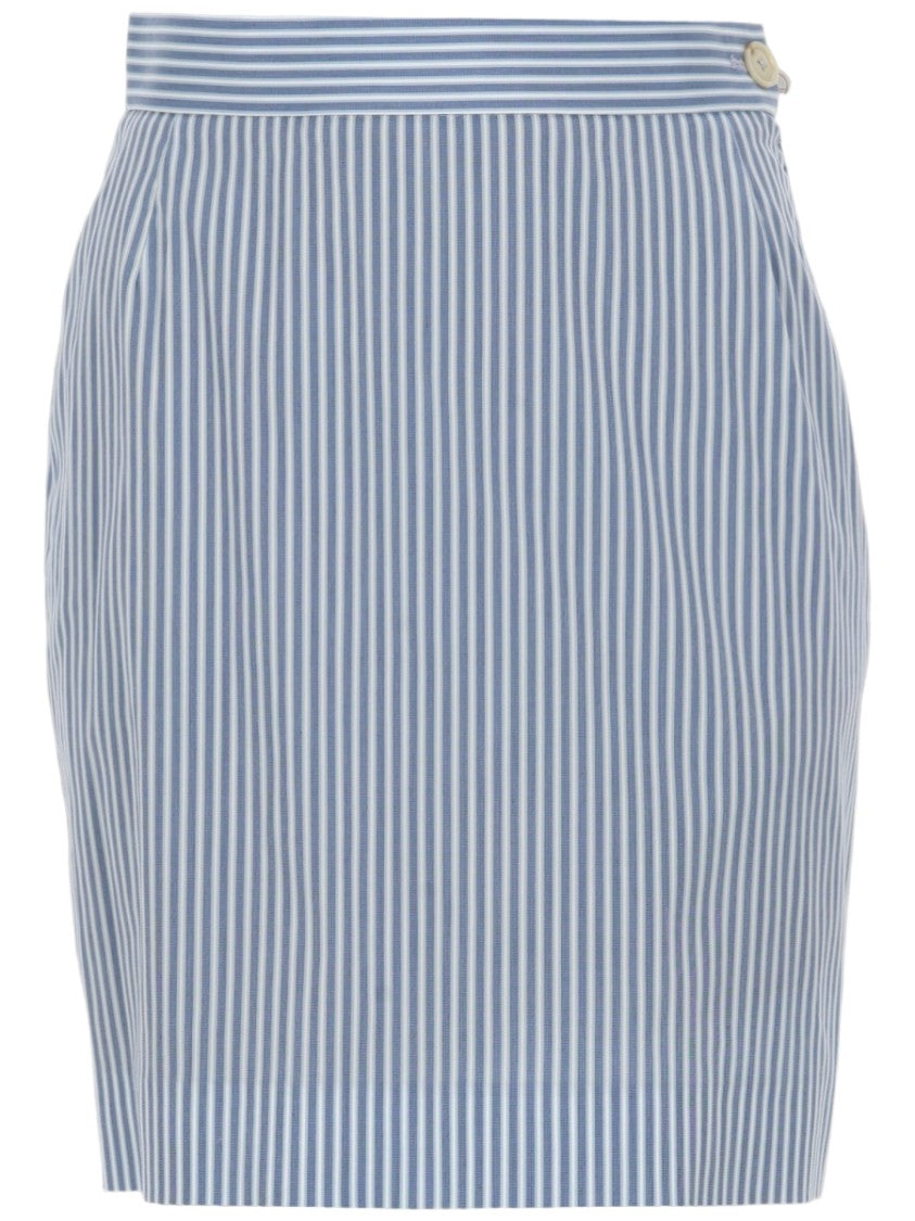 Vivienne Westwood Crotch 45 Fitted Stripe Skirt