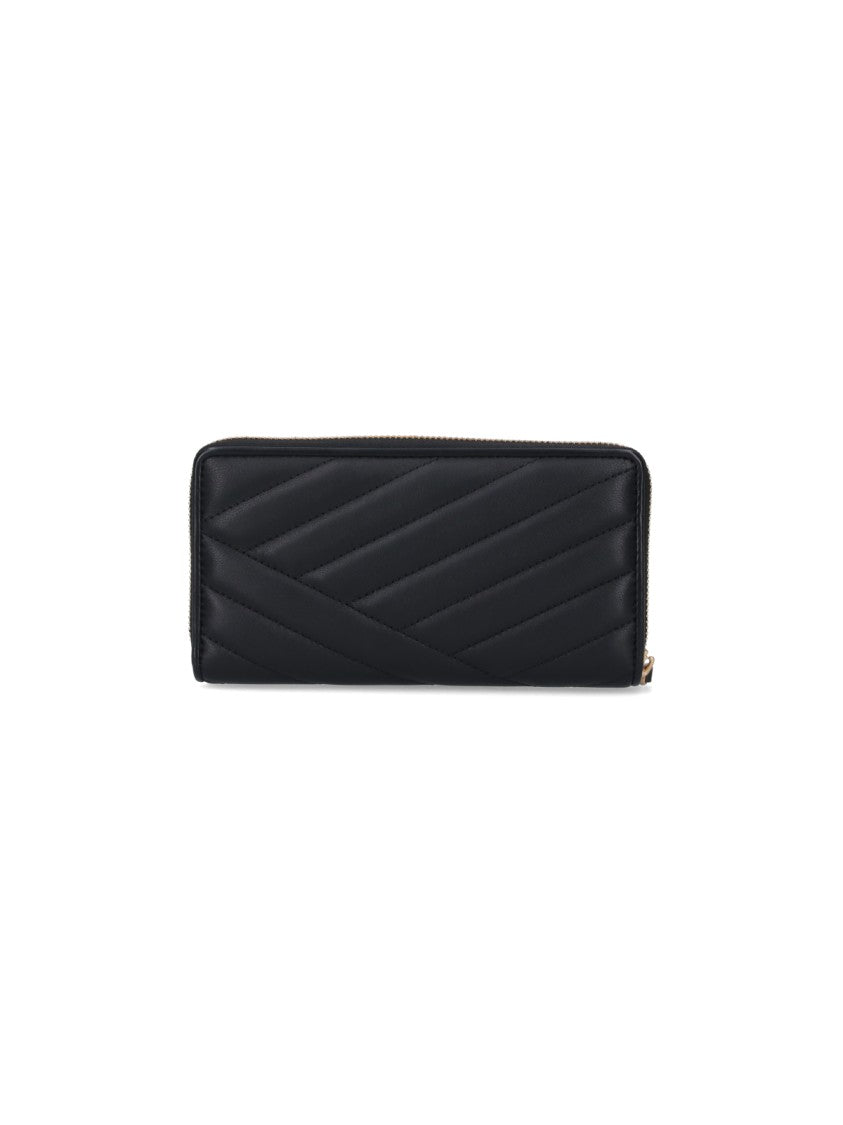 Tory Burch "Kira" Continental Wallet, In Black Lambskin