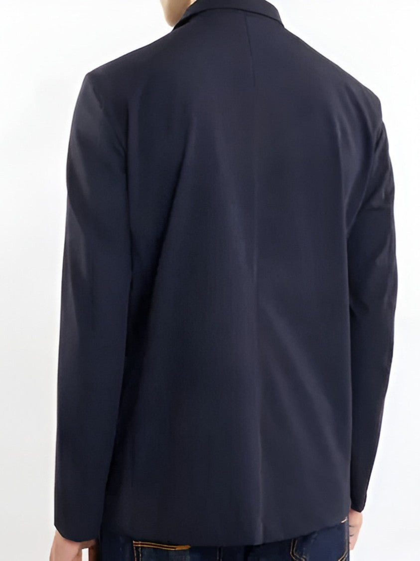Fay Tailored Stretch Nylon Flap Jacket