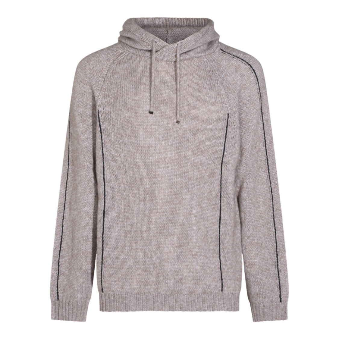 Giorgio Armani Textured Knit Hooded Sweater