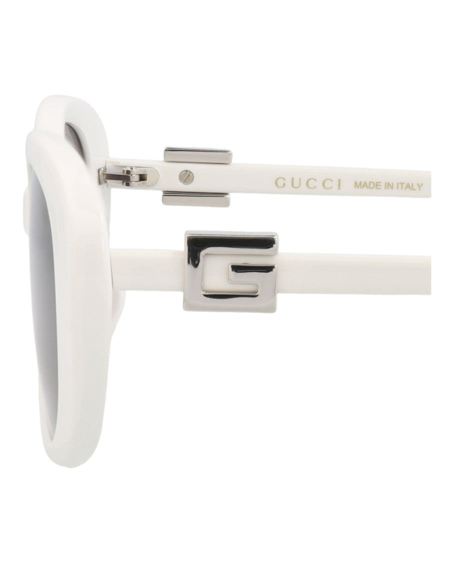 Gucci Round-Frame Injection Sunglasses