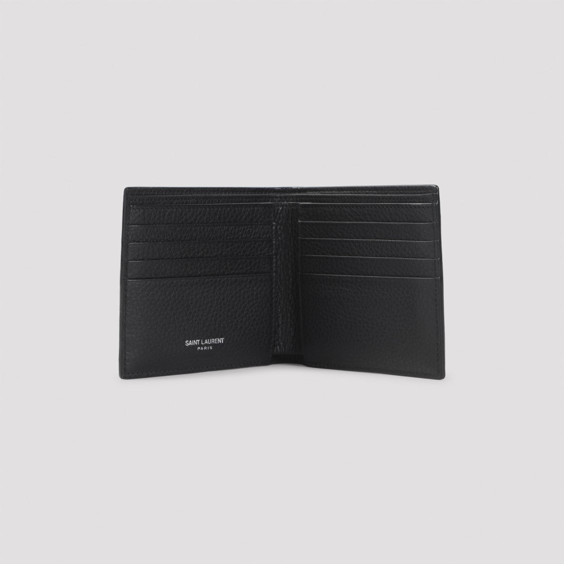 Saint Laurent Textured Leather Bifold Wallet