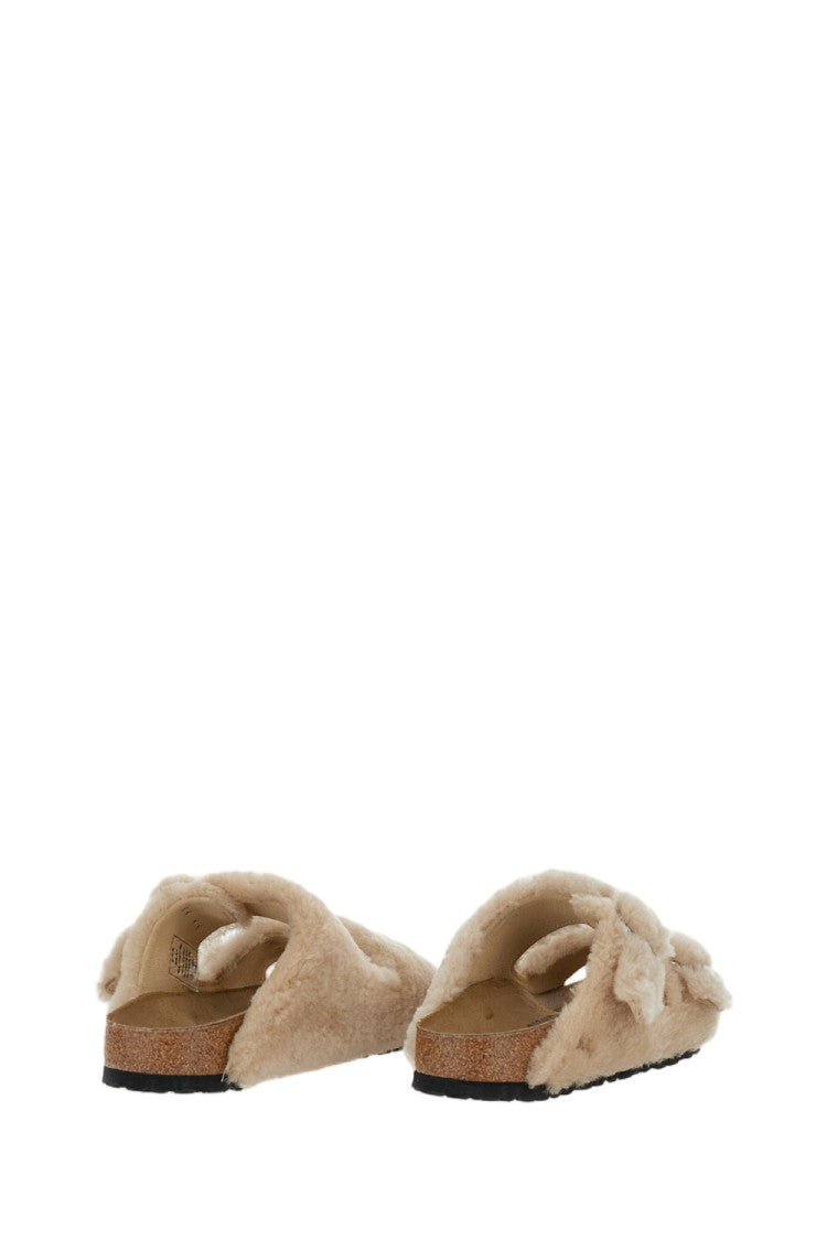 Birkenstock Arizona Shearling Suede Sandals