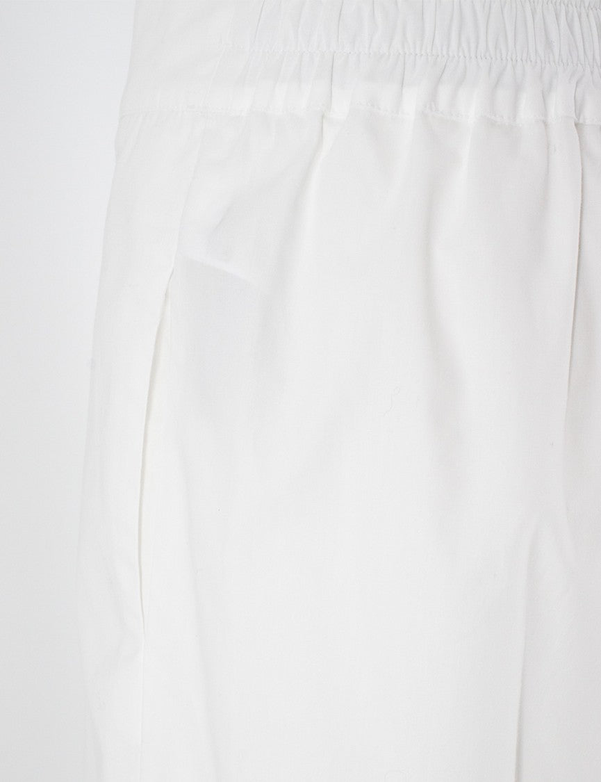 Ermanno Scervino Straight Wide-Leg Trousers With Side Pleats