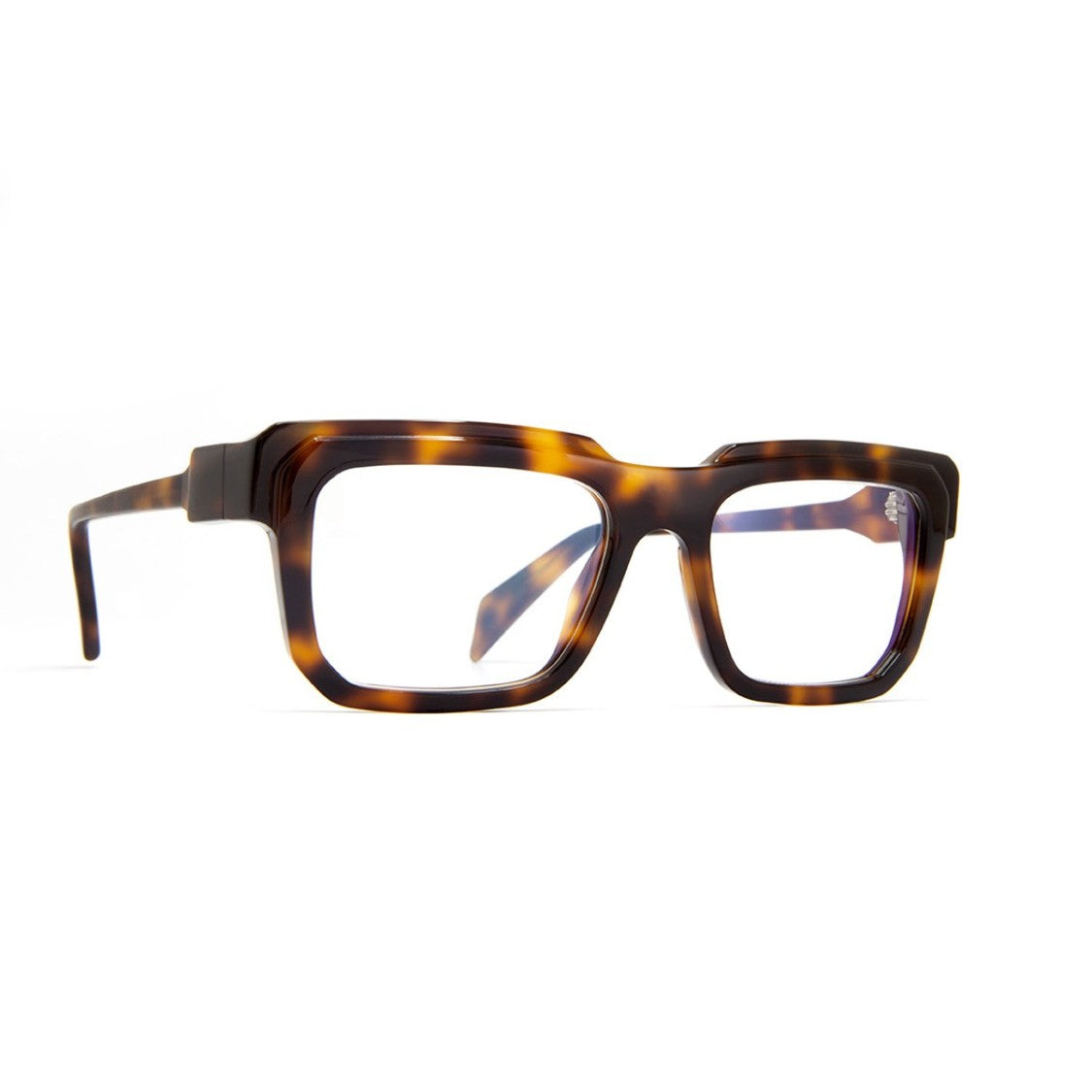 Siens Tortoise Creature 096 Celluloid Rectangular Sunglasses