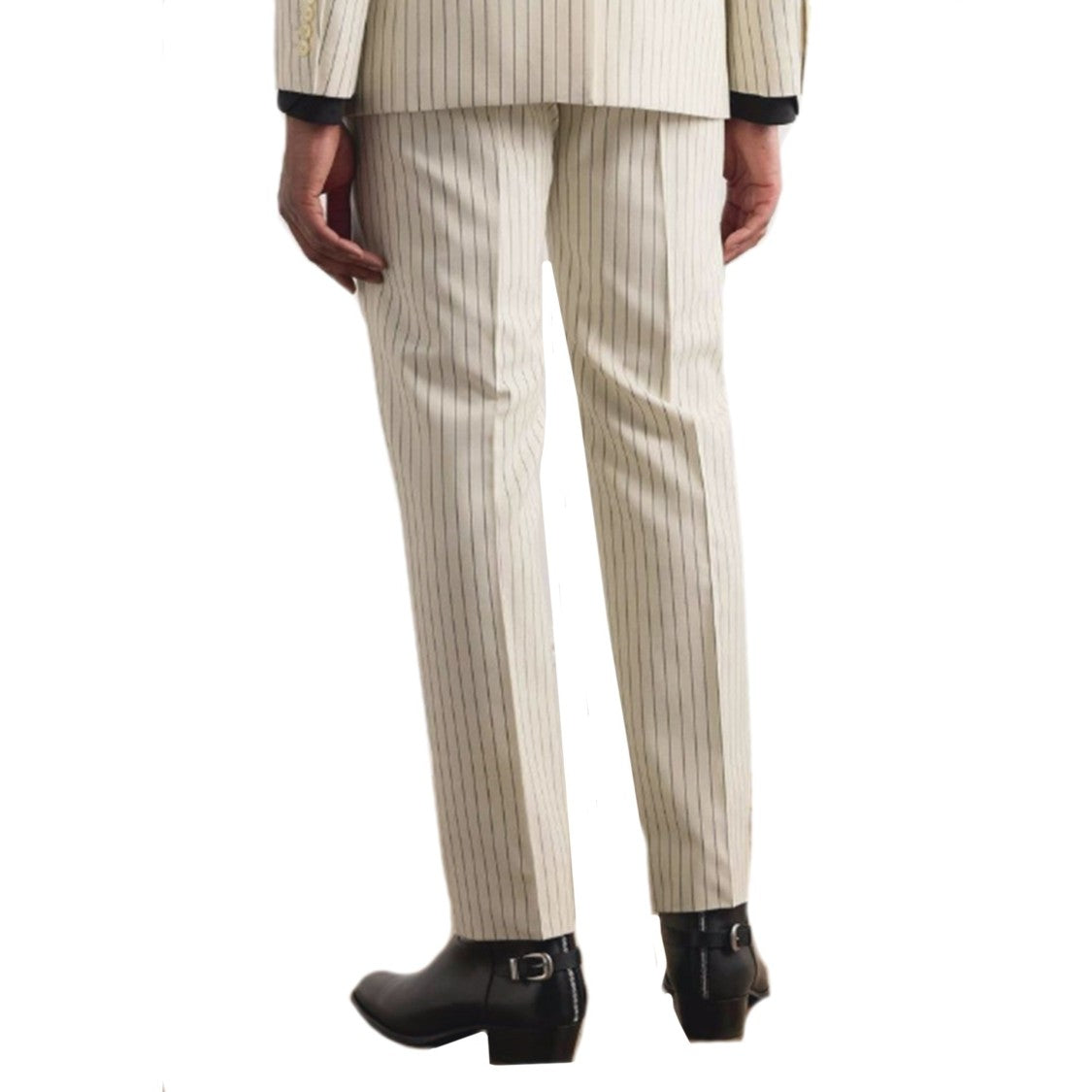 Celine Wool Striped Pants With Flared Legs And Classic Fit