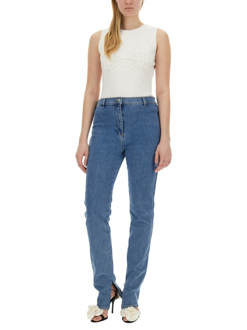 Magda Butrym T-Shirt Crochet Bra