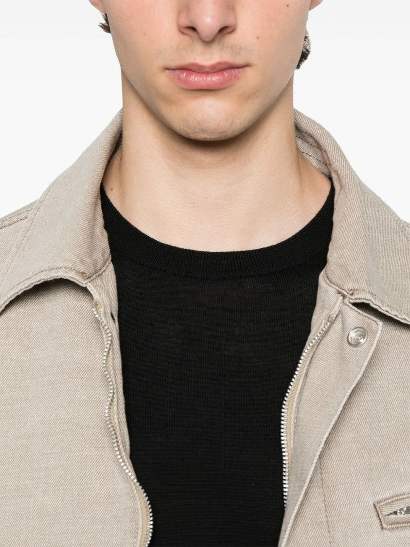 Tom Ford Black Crew Neck Sweater
