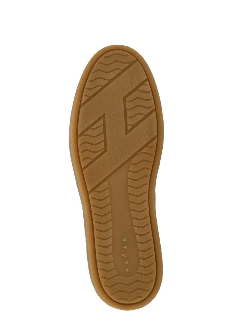 Hogan Low-Top Sneakers With Suede Accents And Chunky Sole